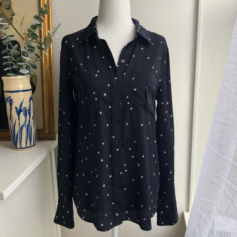 UNTUCKit Starlia Button Down Star Print Shirt